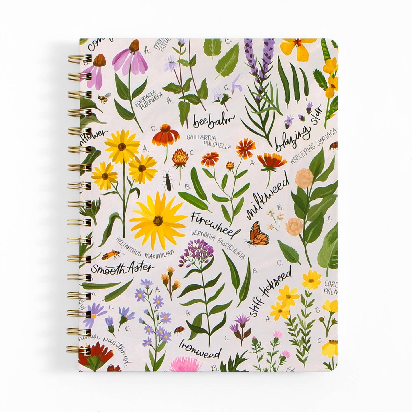 Wildflower Botanicals Spiral Notebook