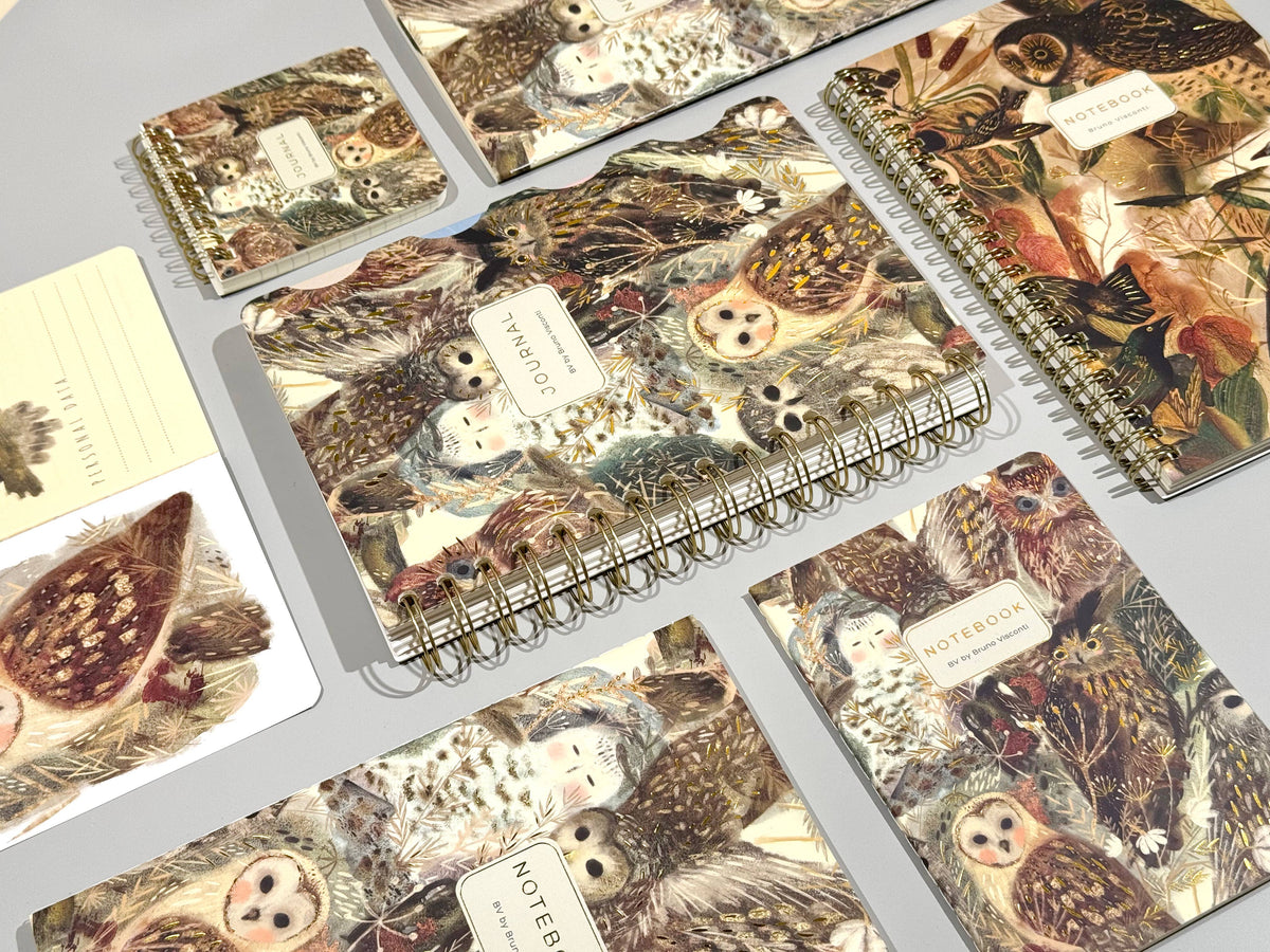 Pocket Art Journal - Owls