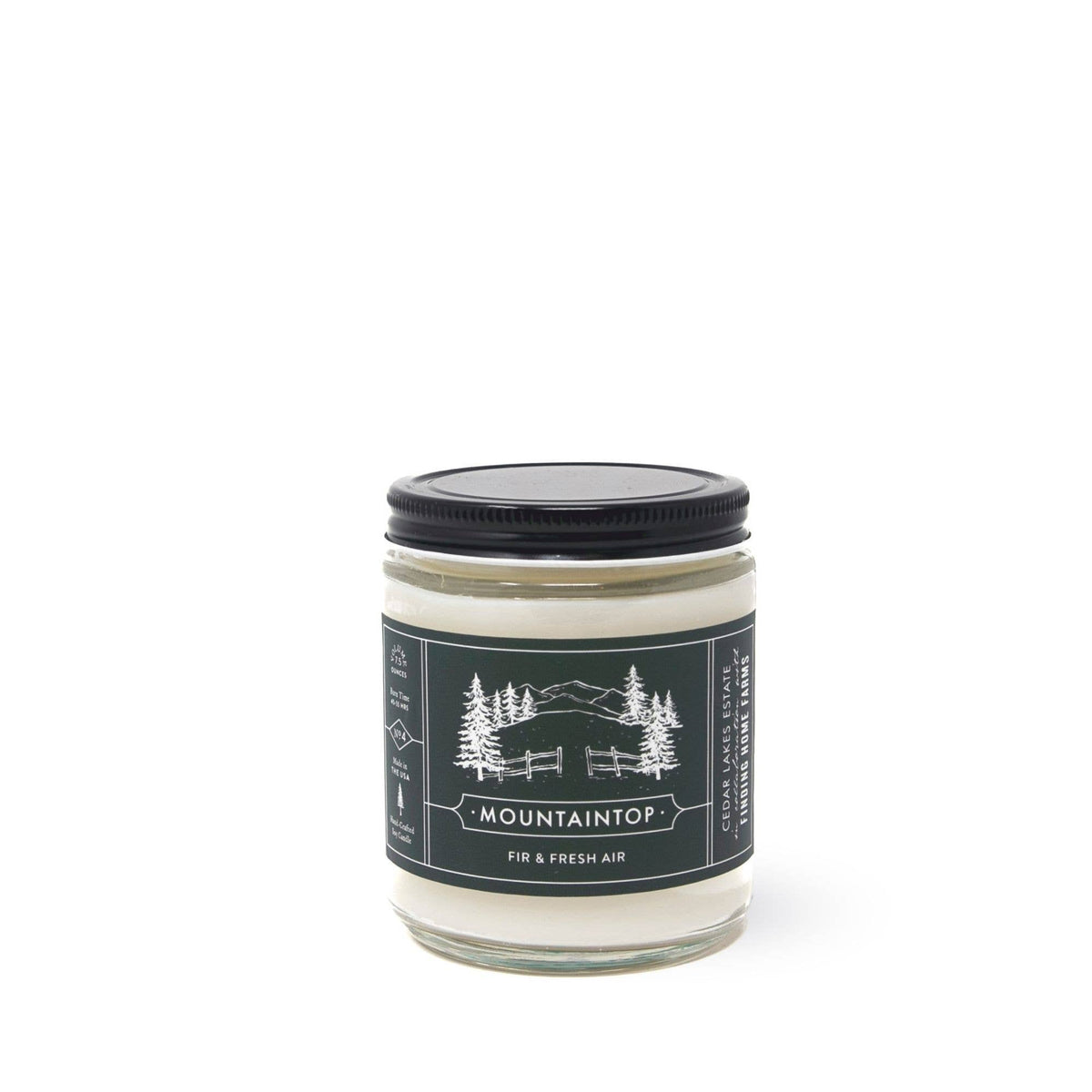 Soy Candle: Mountaintop - Woody & Fresh