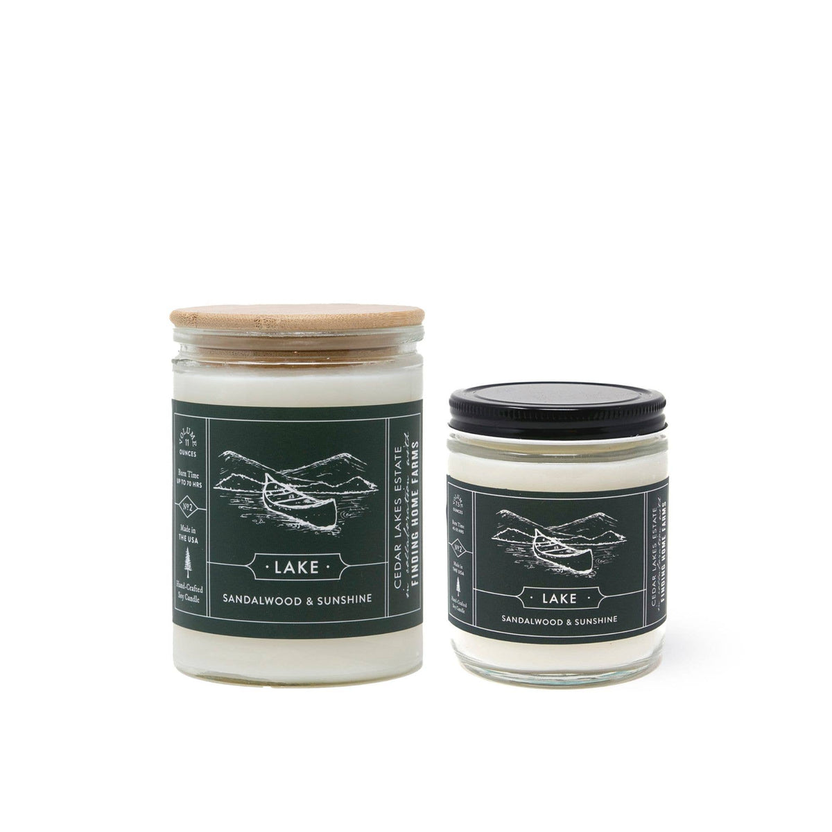 'Lake' Soy Candle - Fresh & Bright Scent