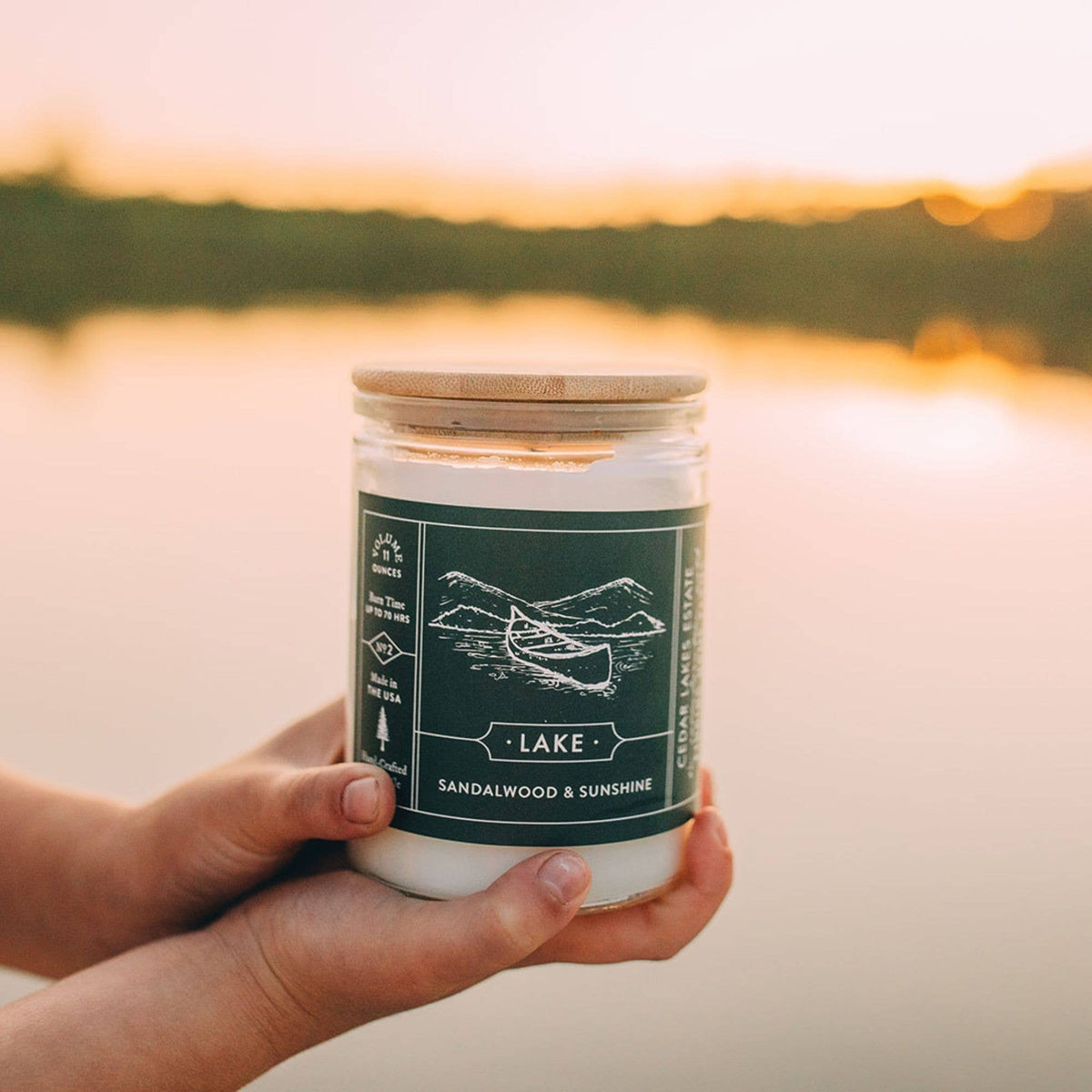 'Lake' Soy Candle - Fresh & Bright Scent