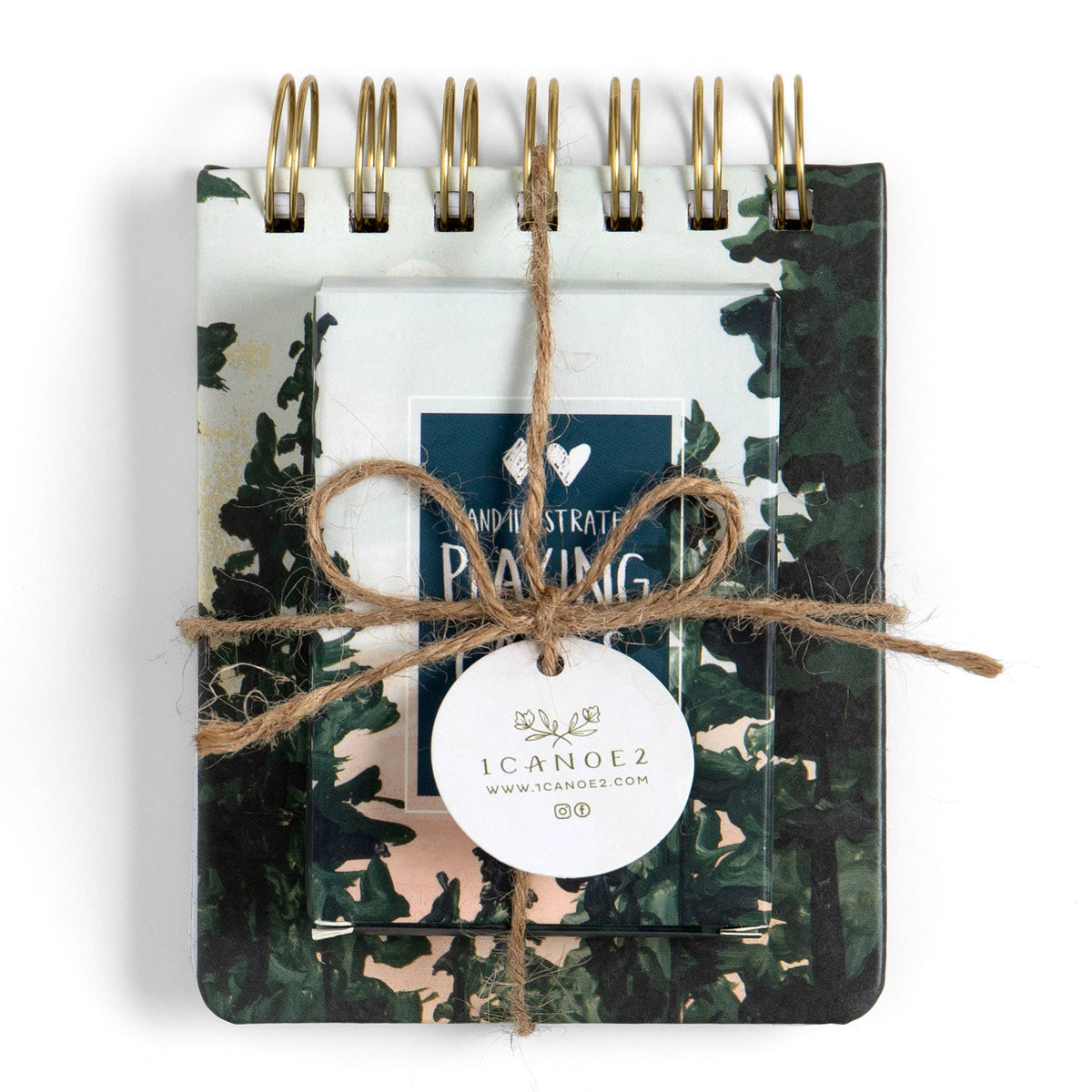 Playing Cards + Scorekeeping Set (forest)