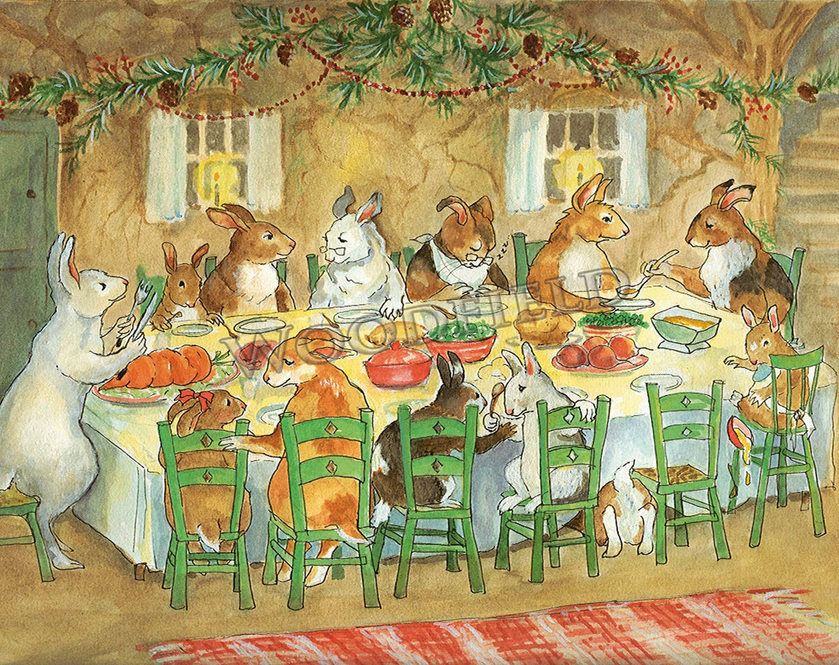 #757 - Winter Feast Notecard