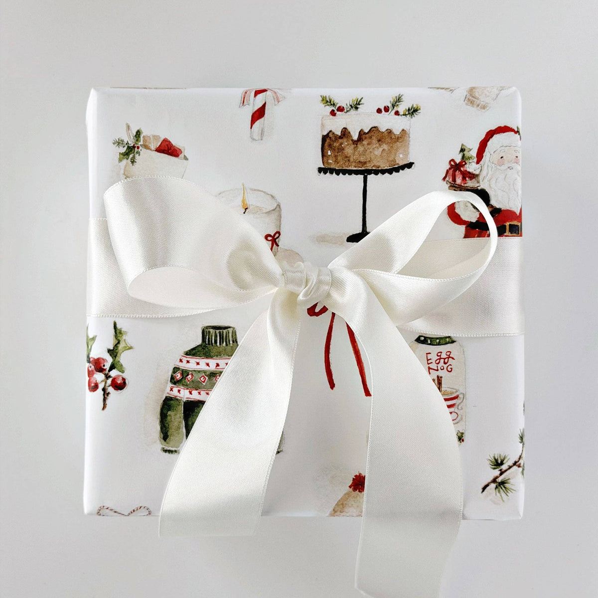 Classic christmas gift wrapping paper