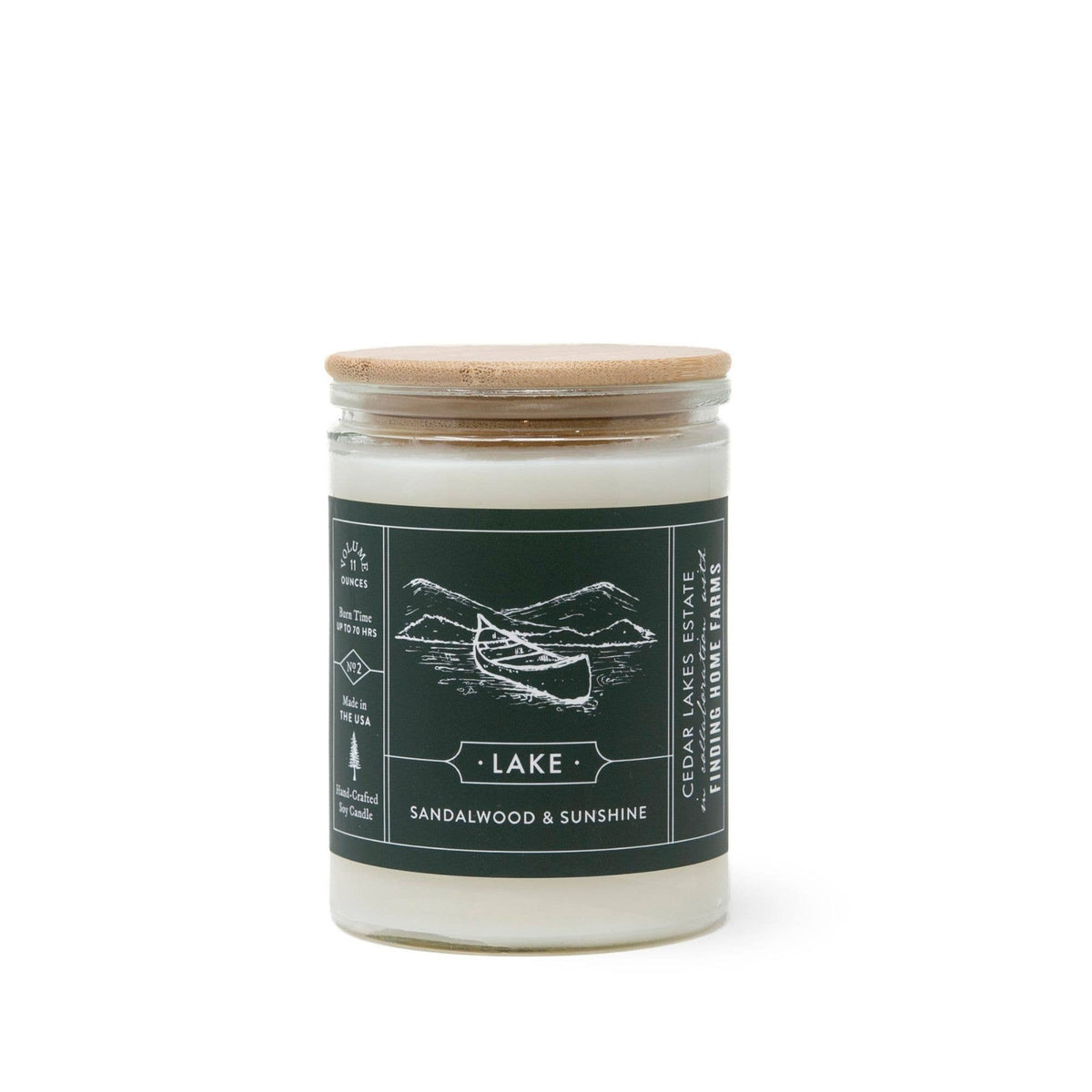 'Lake' Soy Candle - Fresh & Bright Scent