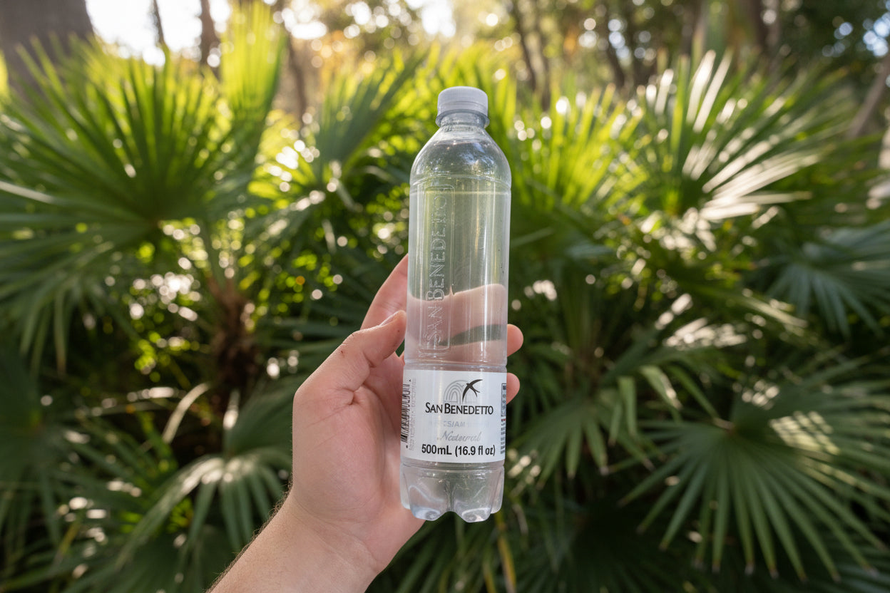 Bottled water - San Benedetto artisanal water 