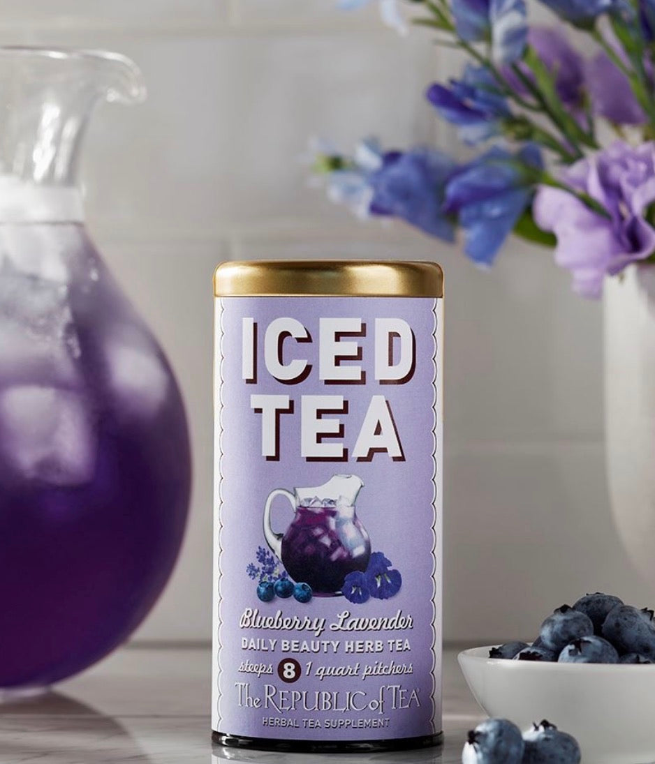 Blueberry Lavender Iced Tea - The Republic of Tea