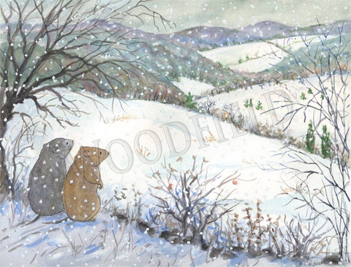#747 - First Snow Notecard