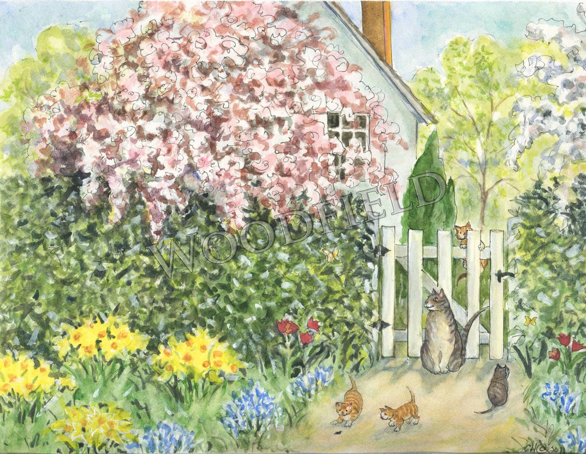 #22 - Cottage Garden Notecard