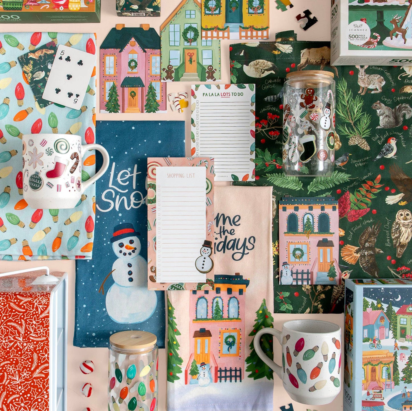 Winter Flora & Fauna Deck of Playing Card