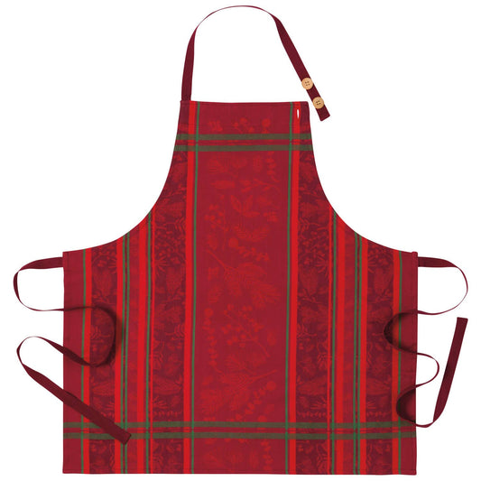 Winterberry Jacquard Christmas Apron