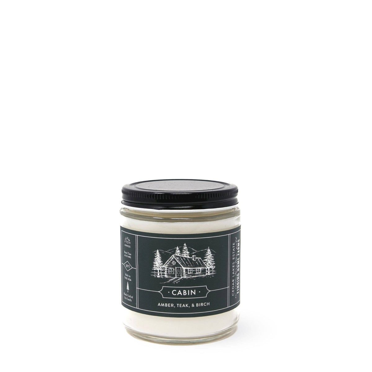 Soy Candle, Cabin, Woody Scent