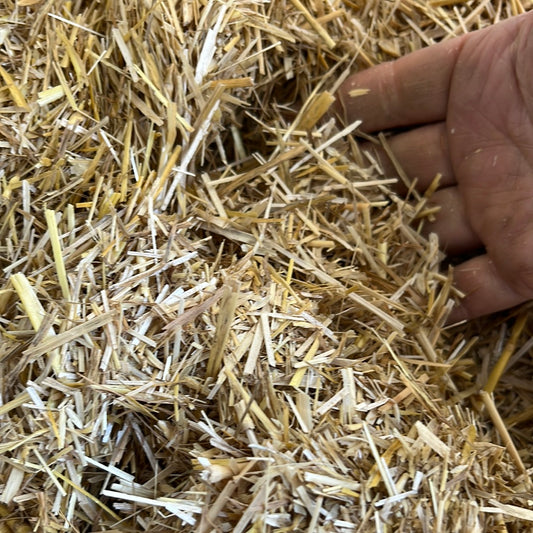Shredded Straw Bale Mixed (Bagged)