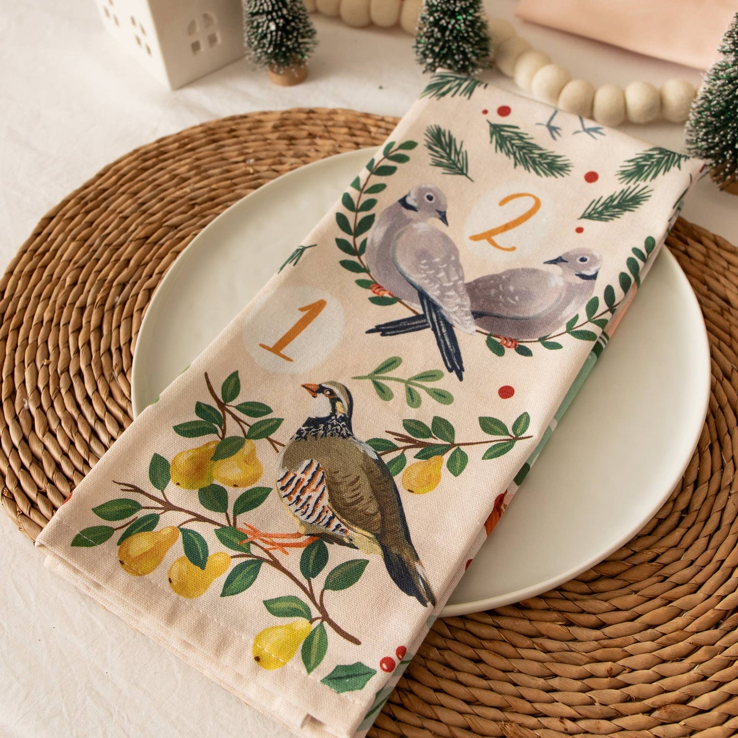 12 Days Of Christmas Kitchen Towel