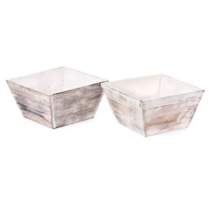 Square Wood Planter