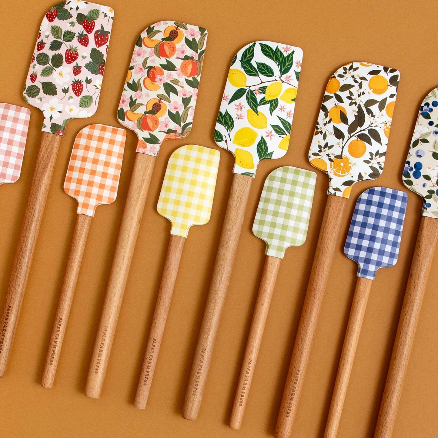 Blueberry Field Silicone Kitchen Spatulas