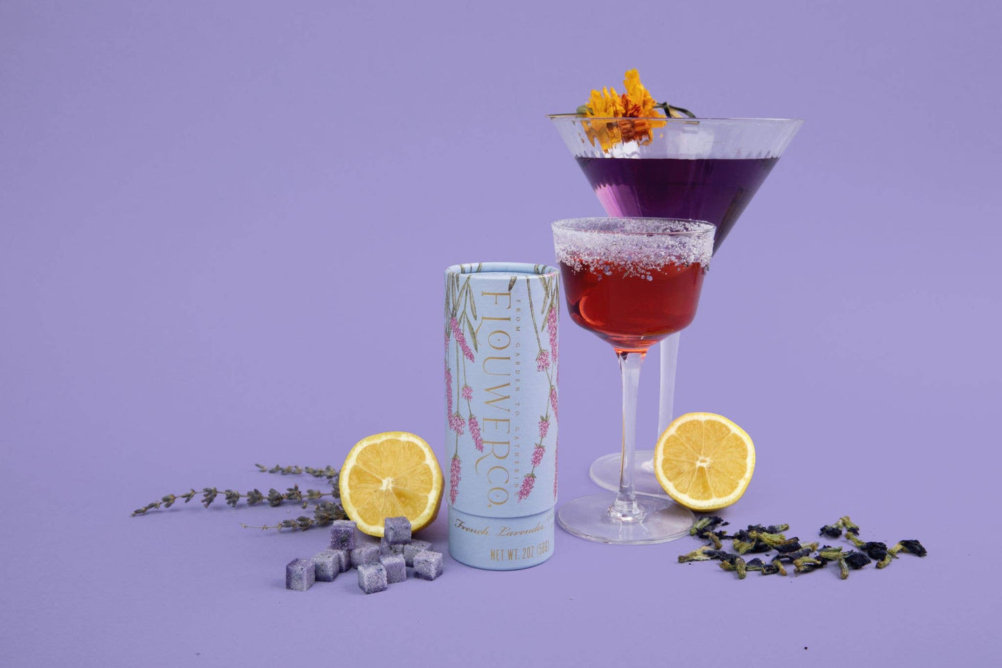 Floral-Infused Cocktail Cubes