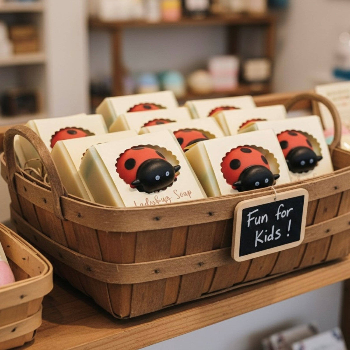 Ladybug Handmade Novelty Soap Bar