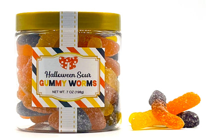Halloween Candy Sugar Stacks - Halloween Gummy Worms