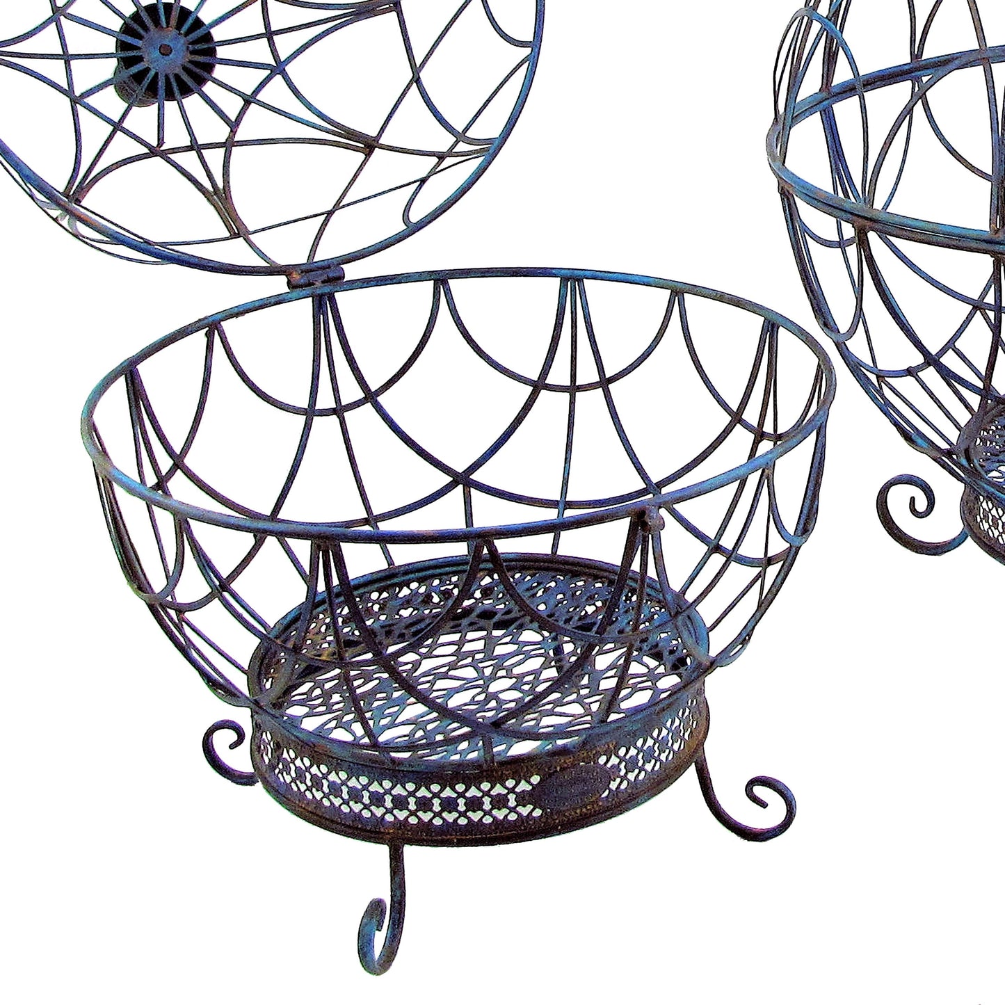 Iron Globe Plant Stands
