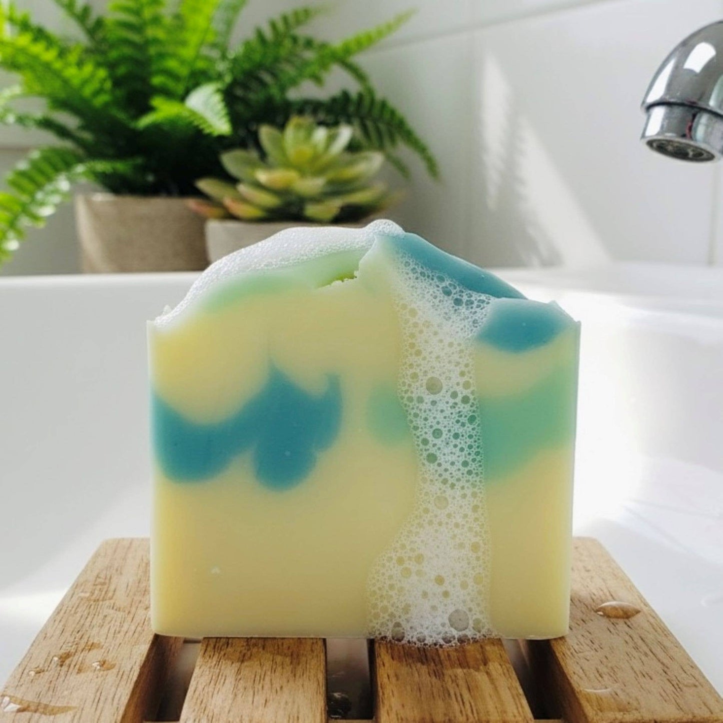 White Tea Ginger Handmade Soap Bar