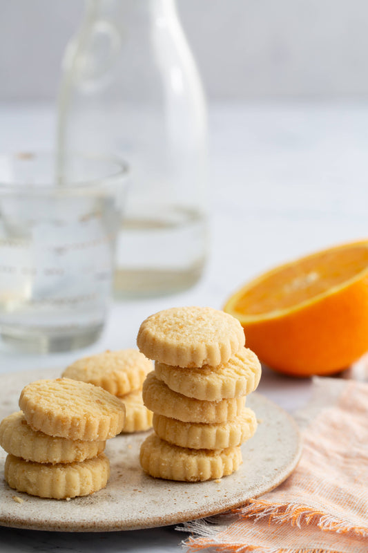 Orange Blossom Shortbread – Spring Gift & Tea Cookie