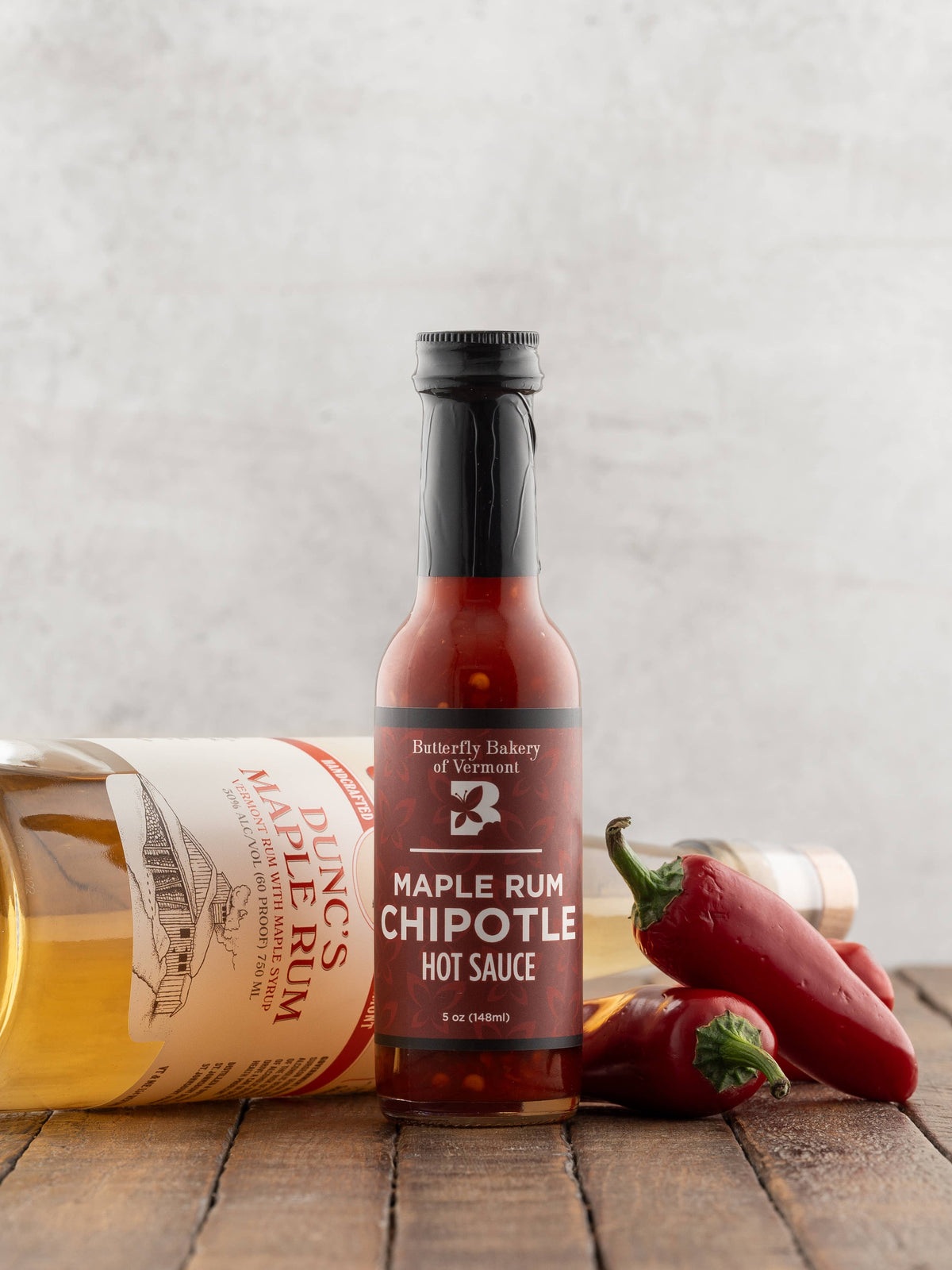 Maple Rum Chipotle Hot Sauce- 5oz bottle