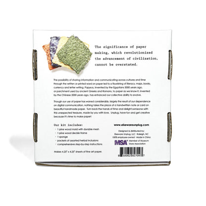 Paper Making Kit - DIY Recycled Handmade Paper Craft