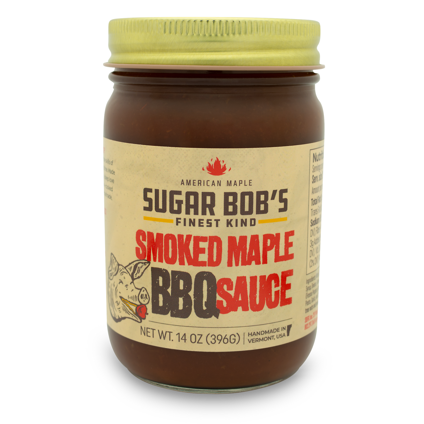 Smoked Maple BBQ Sauce NET WT. 14oz