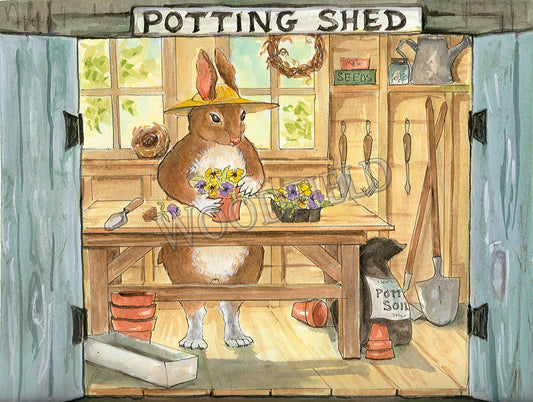 #10 - Lou-Lou's Potting Shed Notecard