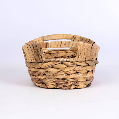 Oval Hyacinth Wire Tub