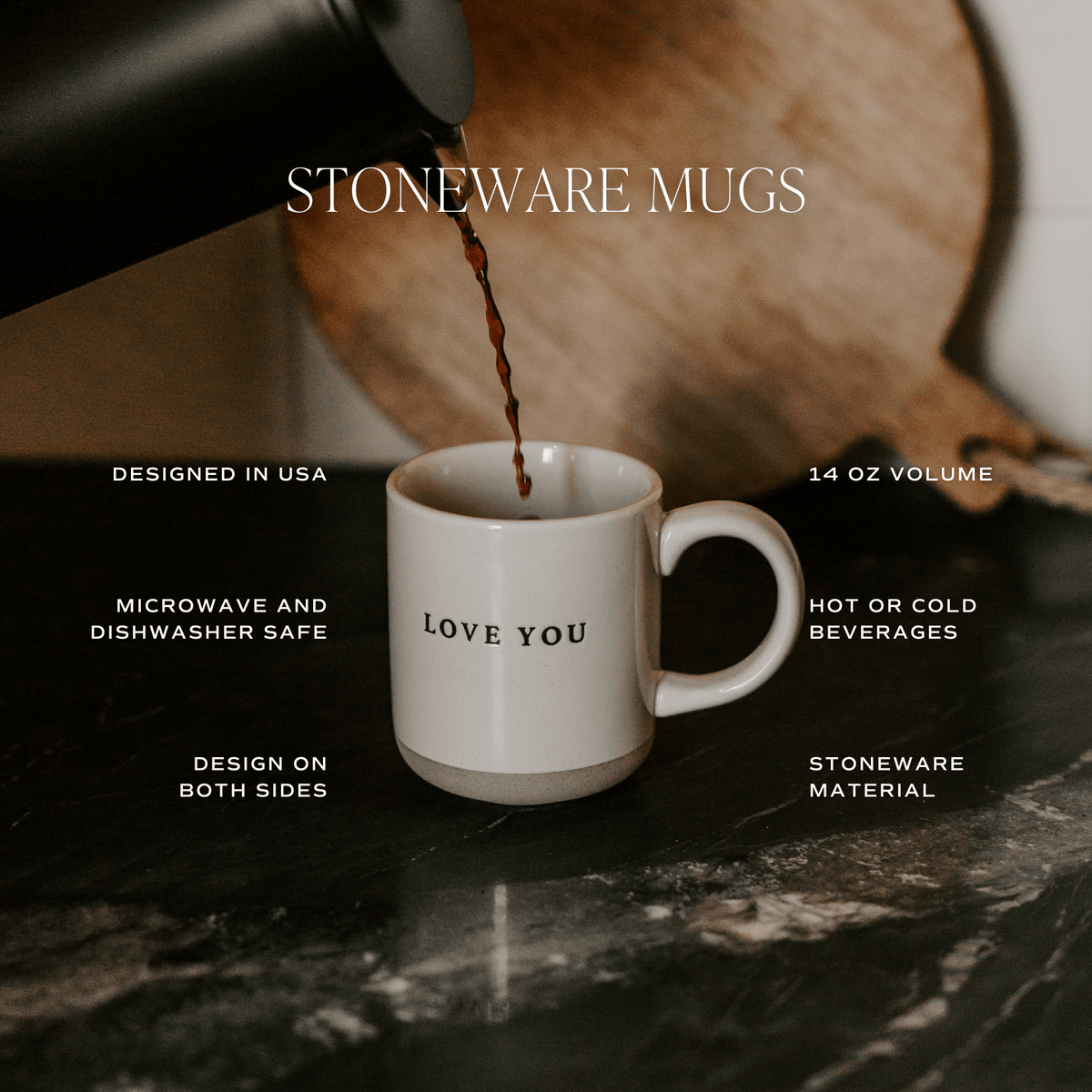 Red Fair Isle Sweater Stoneware Coffee Mug