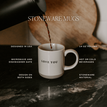 Red Fair Isle Sweater Stoneware Coffee Mug