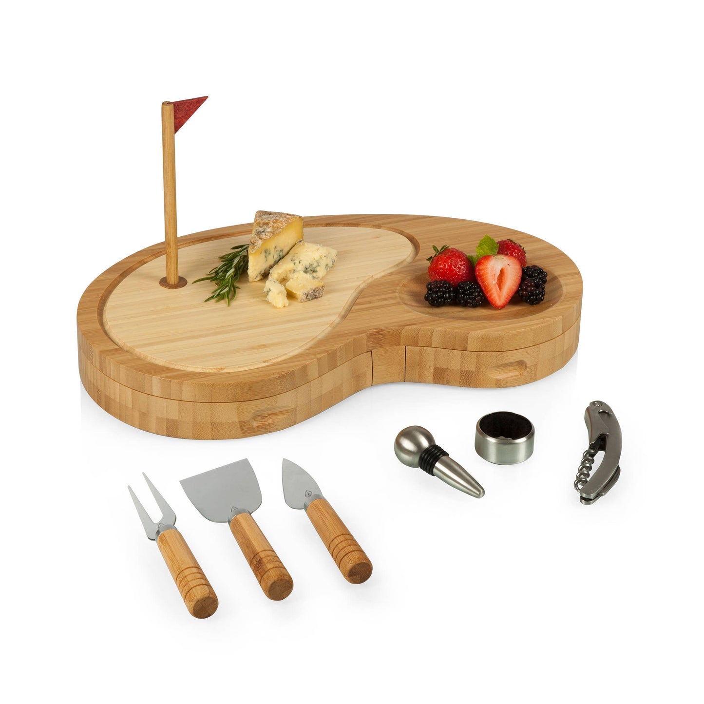 Sand Trap Golf Cheese Cutting Board & Tool Set - Core