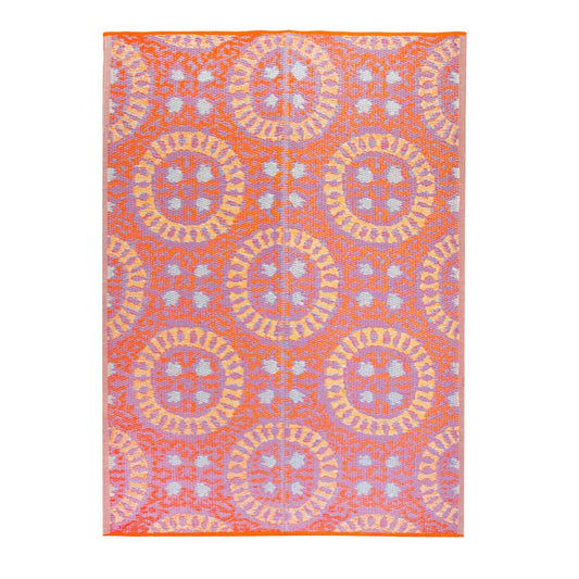 Pink Boho Waterproof Outdoor Rug - 47in x 70in | Mothers Day Gifts |