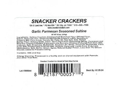 Saltine Crackers Garlic Parmesan