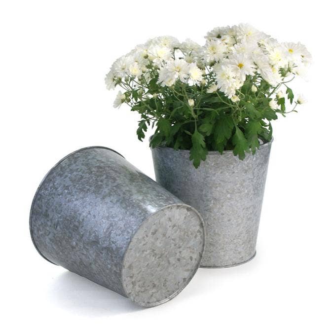 10" Galvanized Pot cover for 8 inch pot