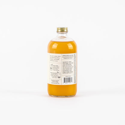 Moscow Mule (Ginger & Lime) Natural Cocktail and Mocktail Mixer, 16 fl oz