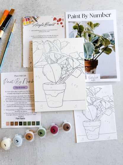 Plant Still Life Mini Paint By Number