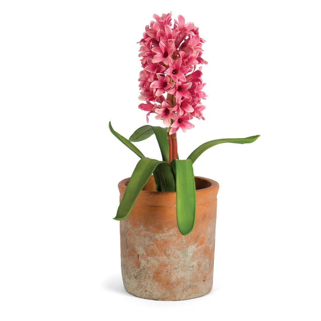 Red Cement Cylinder Pot