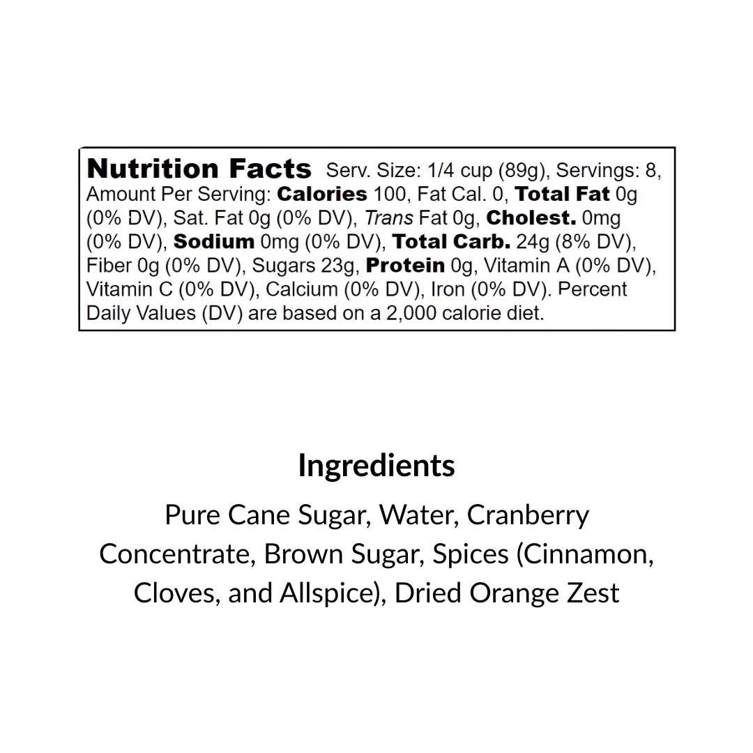 Mulling Syrup, 16 fl oz -