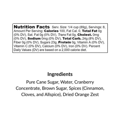 Mulling Syrup, 16 fl oz -