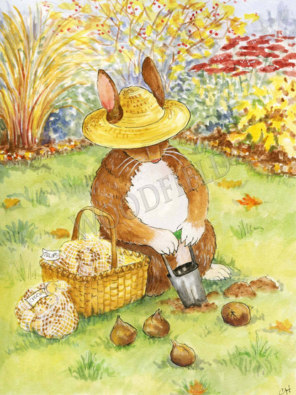 #312 - Planting Bulbs Notecard