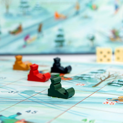 Winter Slopes Family Board Game – Snowy Climb & Slide