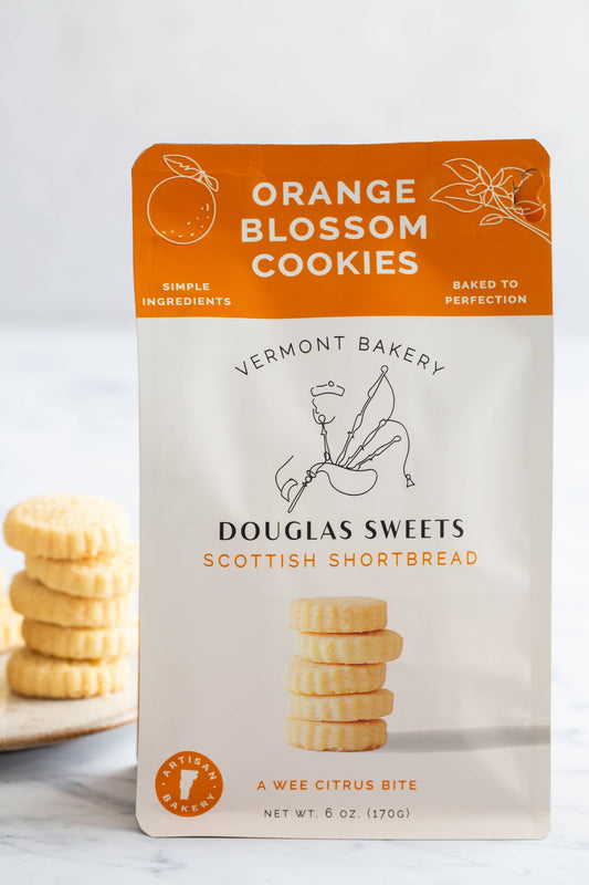 Orange Blossom Shortbread – Spring Gift & Tea Cookie
