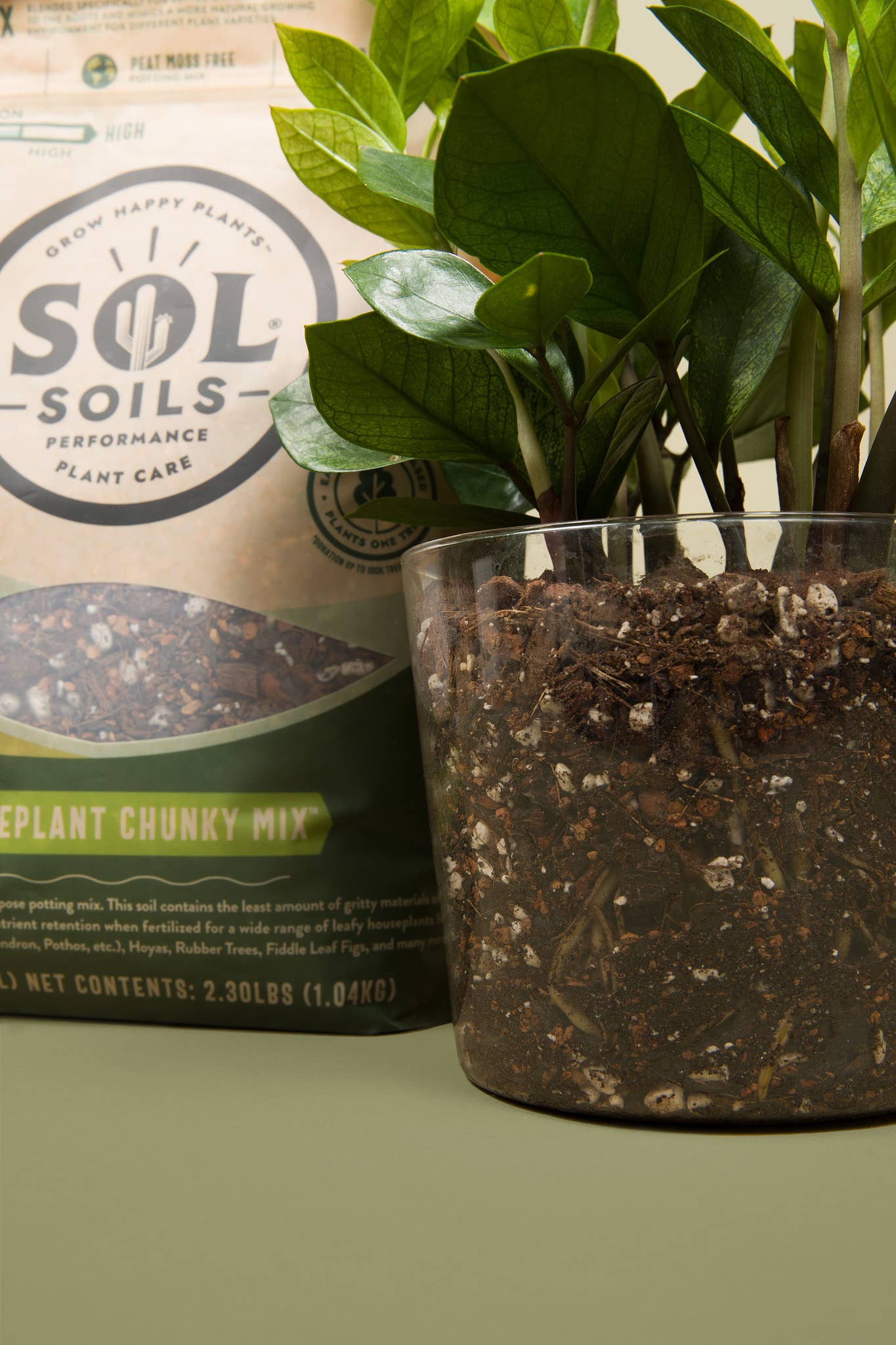 Soil (2Qt) Houseplant Chunky Mix (Aroid/Tropical Soilless)