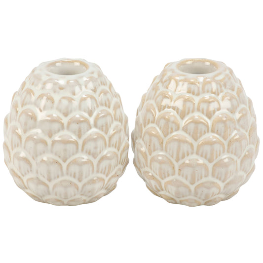 Pinecone Candle Holder