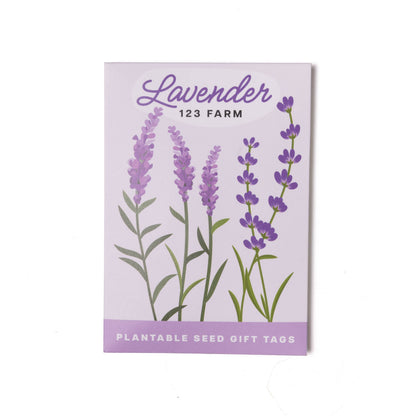 Plantable Seed Gift Tags - Vintage Seed Design, 5 Gift Tags