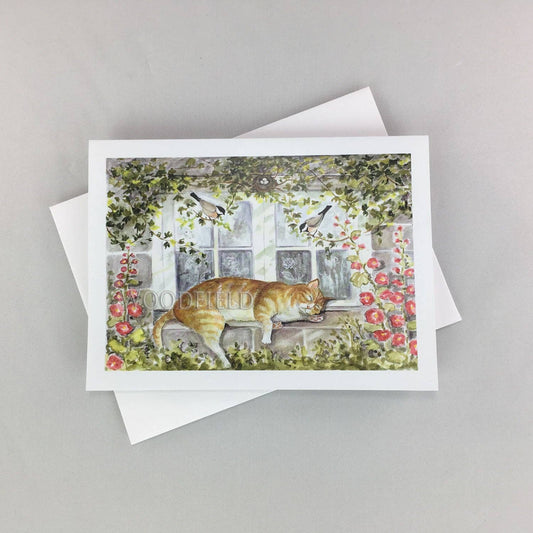 #1 - Garden Nap Notecard