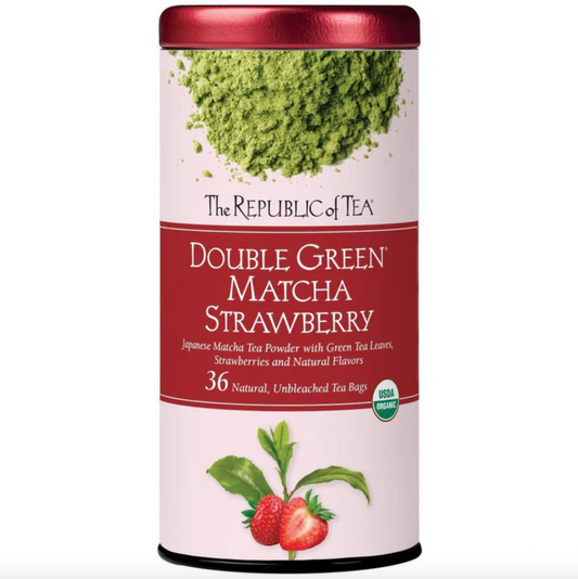 Organic Double Green® Matcha Strawberry Tea - The Republic of Tea